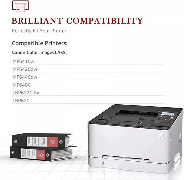 Alt view image 2 of 4 - 4x Toner Cartridge Compatible for 054 imageCLASS MF645C LBP620 MF642cdw