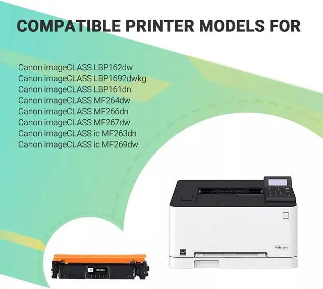 Alt view image 2 of 2 - 2 Pack Toner compatible for 051 ImageCLASS LBP162dw 1692dwkg LBP161dn 161i