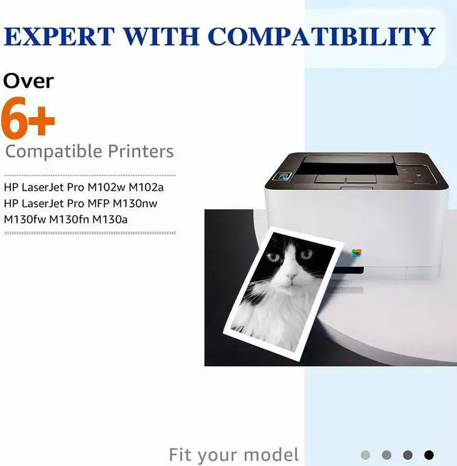 Alt view image 2 of 4 - 1 Pack CF217A 17A Black toner Cartridge for LaserJet Pro MFP M130fw M130nw