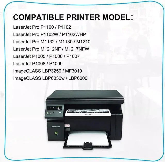 Alt view image 2 of 3 - 1x CE285A 85A BLACK Toner Cartridge for LaserJet P1006 Pro M1137 M1138 M1139