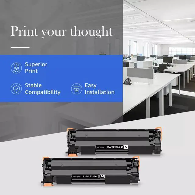 Alt view image 4 of 4 - 2x CF283A Black Toner Cartridge for 83A LaserJet Pro MFP M125 M127fw M127fn