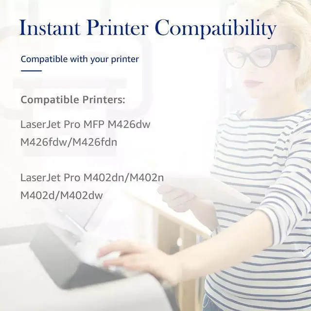 Alt view image 3 of 4 - 4PK CF226A For LaserJet Pro M402d M402dw M402dn M402n Black Toner Cartridge