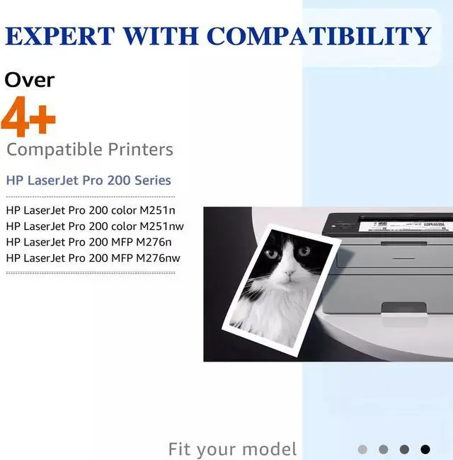 Alt view image 2 of 5 - 2 Black CF210X 131X Toner Cartridge for Pro 200 Laserjet M251n M276nw Printer