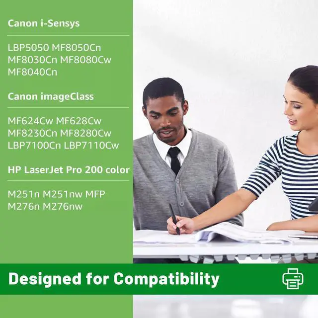 Alt view image 2 of 4 - 1 HighYield Black CF210X 131X Toner Cartridge for Pro200 Laserjet M251n M276n