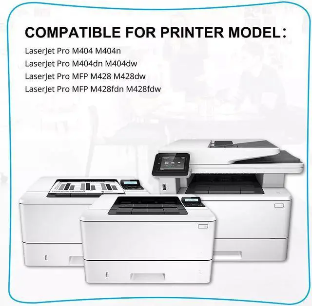 Alt view image 2 of 4 - 1-Pack CF258A With Chip Toner Cartridge compatible for LaserJet M304 M428fdn