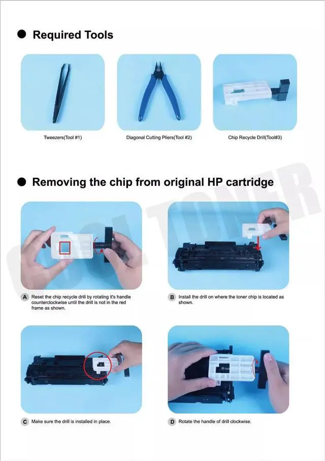 Alt view image 6 of 6 - 3Pc Toner Cartridge for CF258A NO Chip LaserJet M428dw MFP M428fdw M428fdn