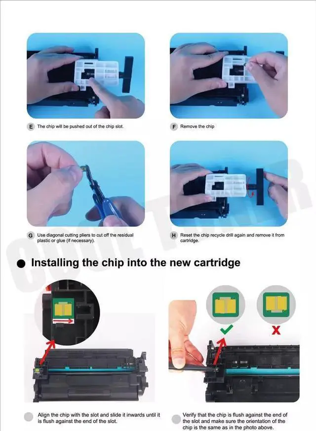 Alt view image 5 of 6 - 3Pc Toner Cartridge for CF258A NO Chip LaserJet M428dw MFP M428fdw M428fdn