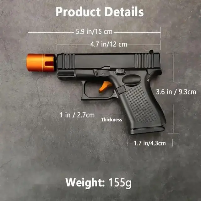 Alt view image 4 of 7 - Unique Multi-function Windproof Torch Gun Lighters With 2 Flame Modes - Refillable, Adjustable Jet Flame Unique Butane Flame Gun Lighter For Outdoor Gift Box Included Butane Gas Not Included