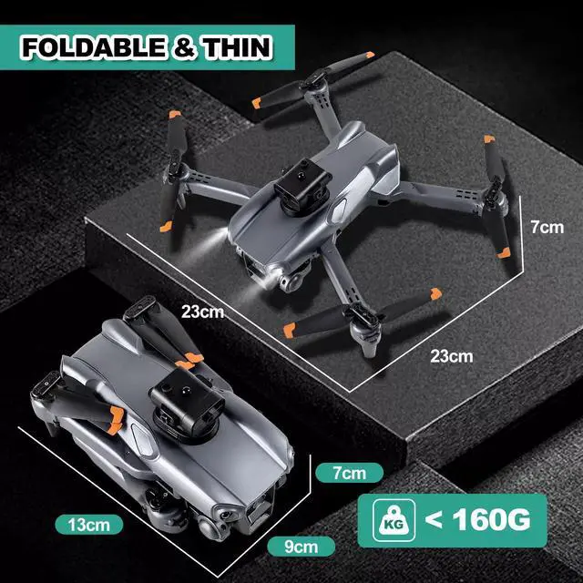 Alt view image 4 of 7 - 5G 8K GPS Drone x Pro with HD Dual Camera Drones WiFi FPV Foldable RC Quadcopter