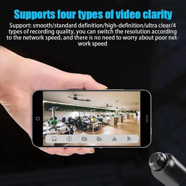 Alt view image 5 of 7 - Mini Wifi Camera Wireless IP Security Nanny Cam Night Vision HD 1080P