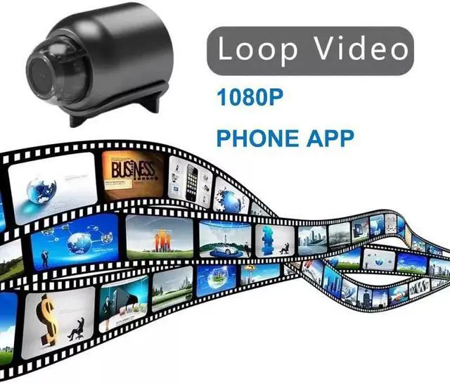 Alt view image 6 of 7 - Mini Wifi Camera Wireless IP Security Nanny Cam Night Vision HD 1080P