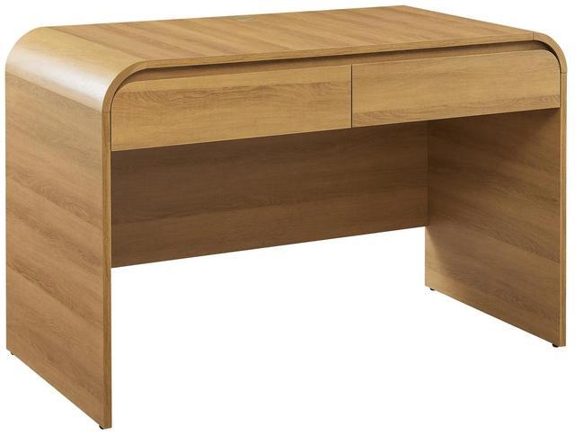Alt view image 6 of 7 - Better Homes & Gardens Juliet Rounded Arch Desk, Light Honey Finish