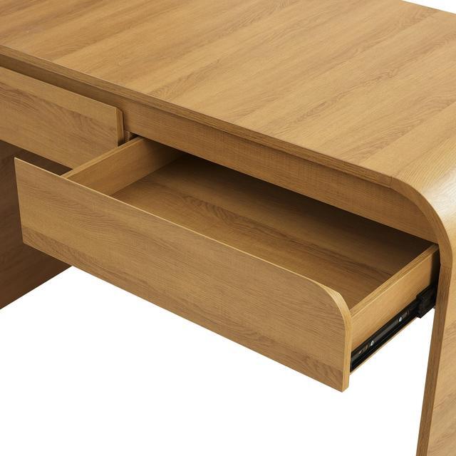 Alt view image 3 of 7 - Better Homes & Gardens Juliet Rounded Arch Desk, Light Honey Finish