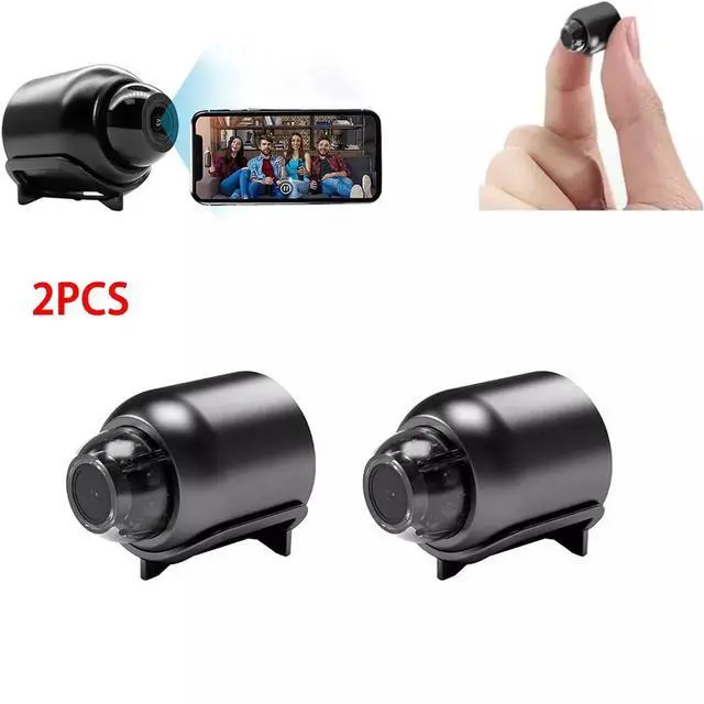 Main image of 2PCS Mini WIFI Camera 1080P HD Night Vision Remote Monitoring Micro Baby Monitor
