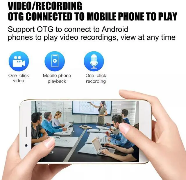 Alt view image 6 of 7 - 8GB HD 1080P Wearable Mini Wireless Camera Video Voice Recorder Support Necklace