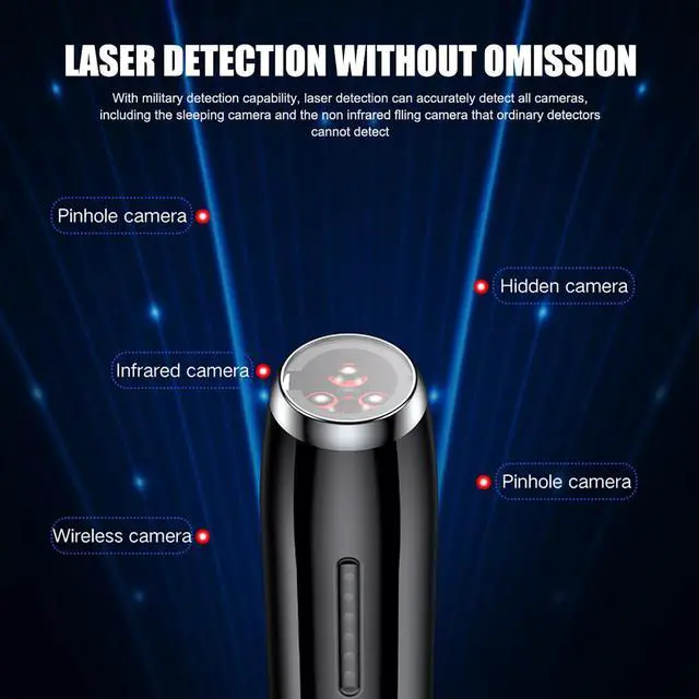 Alt view image 4 of 7 - Mini GPS RF Signal Detector Pen Anti-Spy Hidden Camera GSM Audio Bug Finder