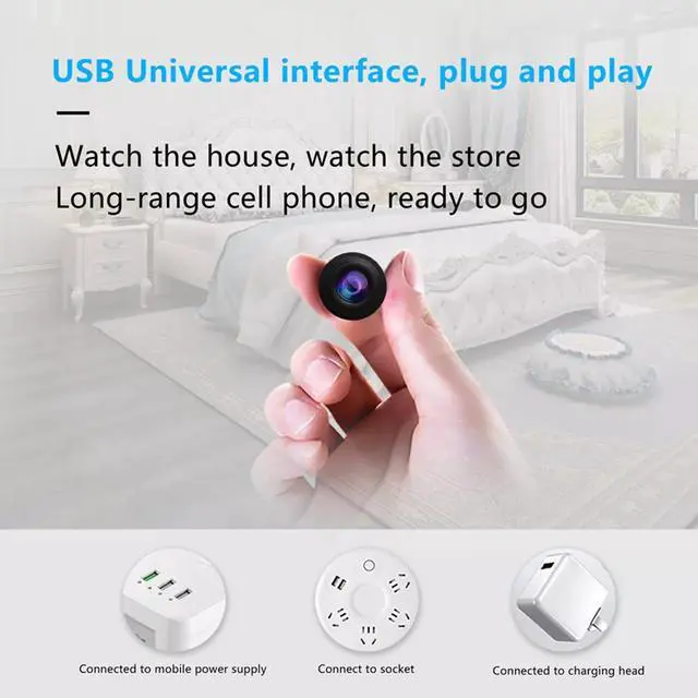 Alt view image 4 of 7 - Mini WiFi Camera HD 1080P IP Motion Detection Camcorder Home Security Cam
