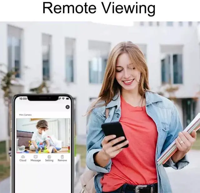 Alt view image 7 of 7 - DIY Mini Camera with 1080P WiFi Motion Detection Audio For Meeting Work Recording