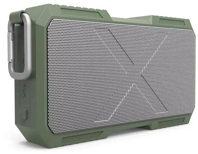Main image of Waterproof Portable Wireless Bluetooth 4.0 Stereo Speaker with Powerbank - Green