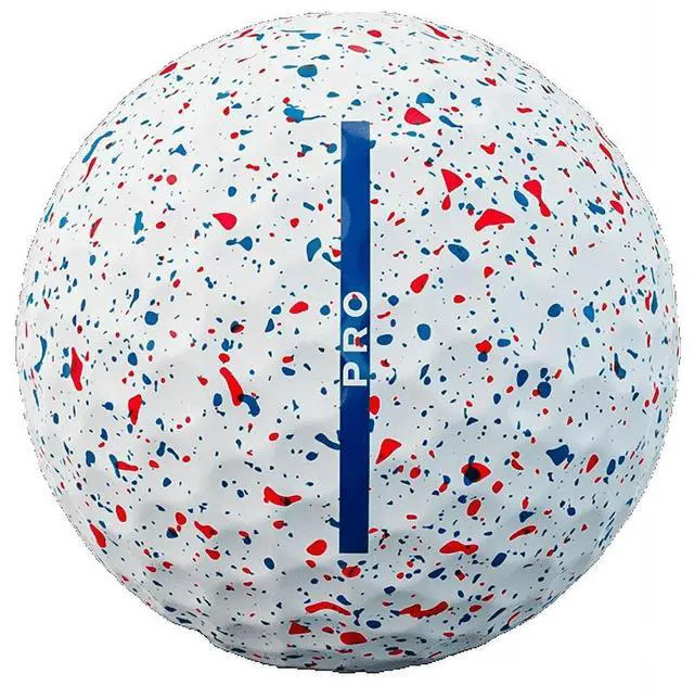 Alt view image 4 of 4 - Vice Golf Pro Red & Blue Drip Golf Balls - 1 Dozen