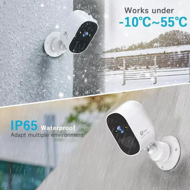 Alt view image 4 of 7 - Solar Battery Powered Wifi Security Camera System Solar Wireless Outdoor Camera