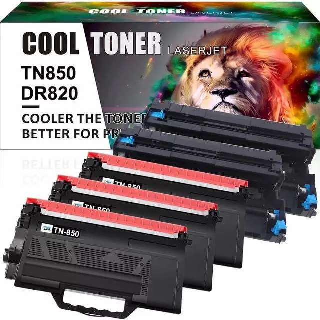 Main image of 3PK TN850 Toner + 2PK DR820 Drum Compatible With Brother MFC-L5850DW HL L6400DW