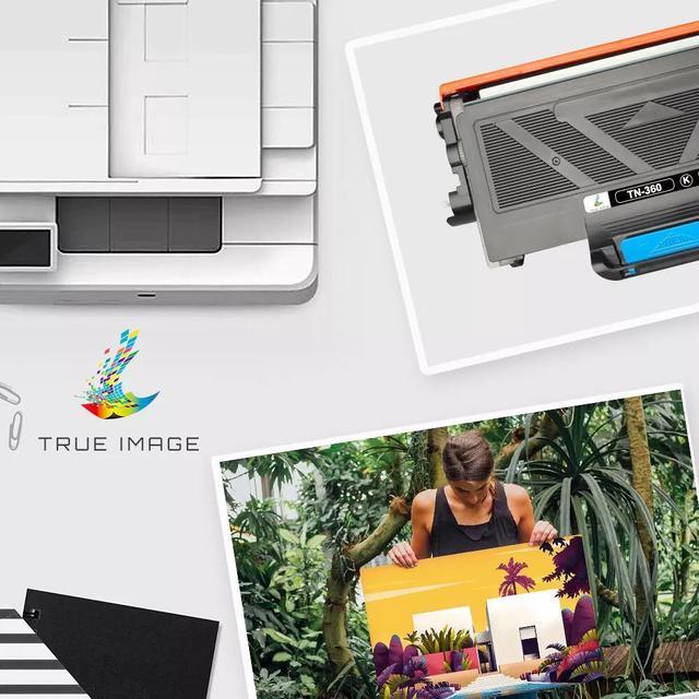 Alt view image 7 of 7 - True Image TN360 Toner Compatible With Brother HL-2140 HL-2170 MFC-7340 7840 DCP-7040 4 Pack