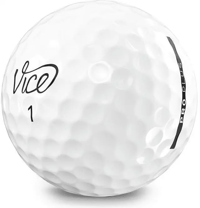 Alt view image 4 of 4 - Vice Golf Pro Plus White Golf Ball - 1 Dozen