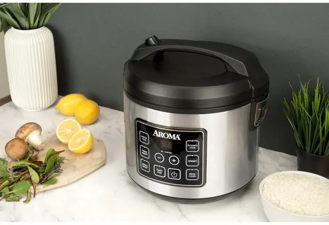 Alt view image 6 of 6 - Aroma® 20-Cup Programmable Rice & Grain Cooker and Multi-Cooker