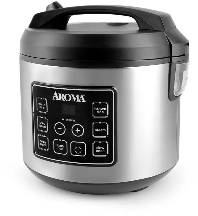 Alt view image 3 of 6 - Aroma® 20-Cup Programmable Rice & Grain Cooker and Multi-Cooker
