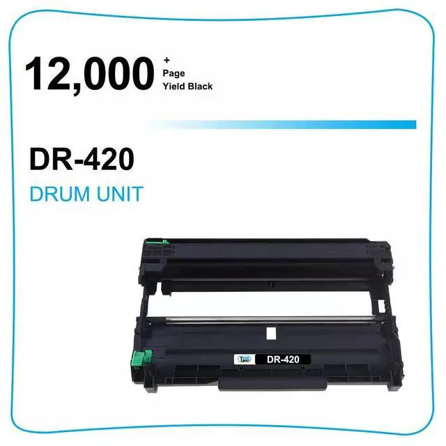 Alt view image 4 of 7 - Cool Toner TN450 TN-450 Toner Cartridge DR420 Drum Unit Set Compatible for Brother HL-2270DW HL-2280DW HL-2230 HL-2240 MFC-7860DW MFC-7360N DCP-7065DN Intellifax 2840 2940 Printer
