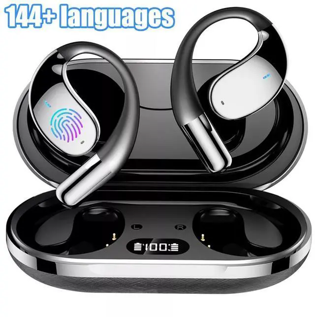Main image of NSHI 3-in-1 Smart Voice Translation Earbuds 144+ Languages Real Time Translator