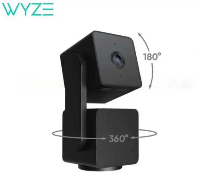 Main image of WYZE Cam Pan v3 Indoor/Outdoor 1080p Pan/Tilt/Zoom Wi-Fi Smart Home Security Camera with Motion Tracking for Baby & Pet, Color Night Vision, 2-Way Audio, Works with Alexa & Google Assistant, Black