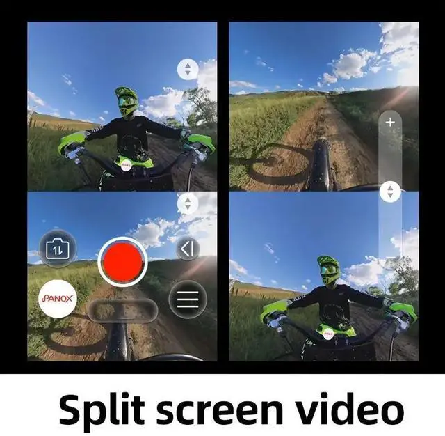Alt view image 7 of 7 - Panox V3 Panoramic Sports Camera, Motorcycle Riding, Travel Skiing, 360 Degree Panoramic Image