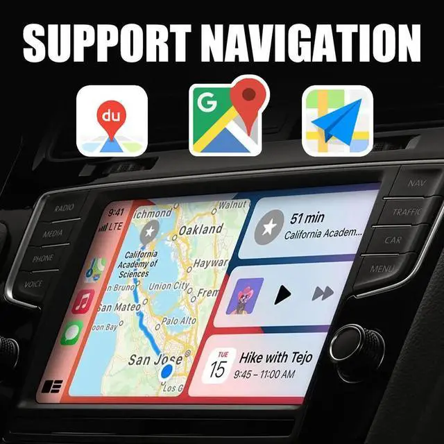 Alt view image 6 of 7 - Wireless CarPlay Adapter USB Dongle For iPhone Apple Carplay Android Plug &Play