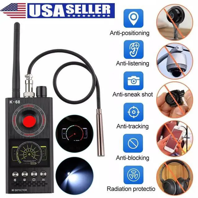 Main image of K68 Wireless RF Detector Anti Camera GSM Bug Tracker Finder Signal
