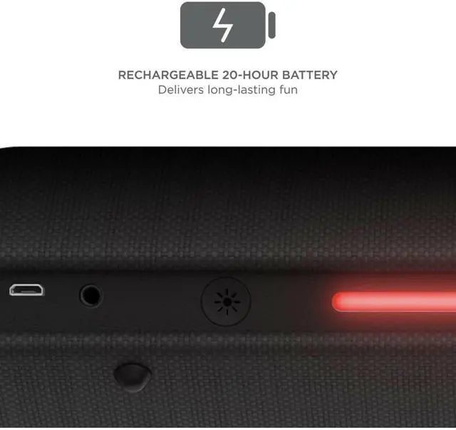 Alt view image 3 of 7 - Ion Audio Meeting Mate Rechargeable Portable Speaker with Built-in Microphone