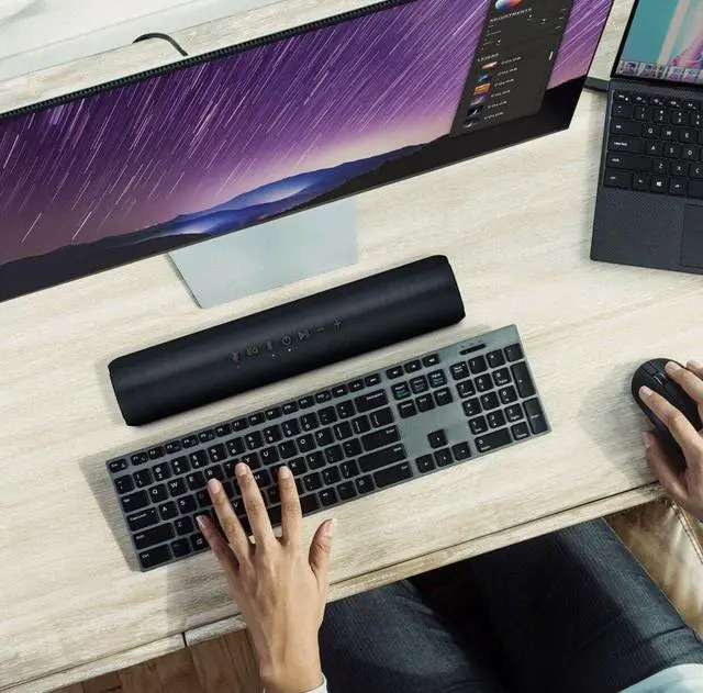 Alt view image 6 of 7 - Ion Audio Meeting Mate Rechargeable Portable Speaker with Built-in Microphone