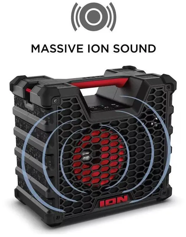 Alt view image 2 of 3 - ION Audio Tailgater Tough Bluetooth 5.3 Wireless 65W IPX5 Weatherproof Speaker