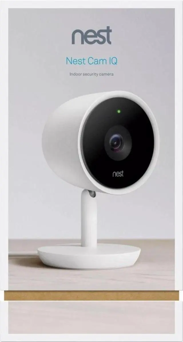 Alt view image 5 of 5 - Nest Cam IQ - Indoor Security Smart HD 1080p Camera - White