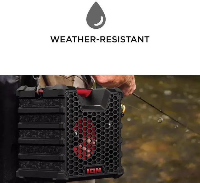 Alt view image 7 of 7 - ION Audio Tailgater Tough - Rugged All-Weather Bluetooth Speaker