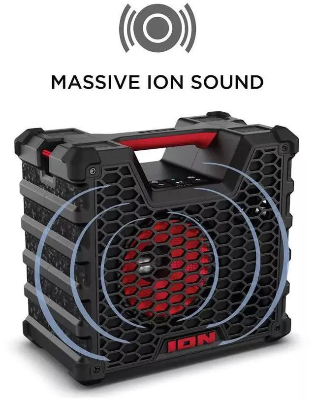 Alt view image 3 of 7 - ION Audio Tailgater Tough - Rugged All-Weather Bluetooth Speaker