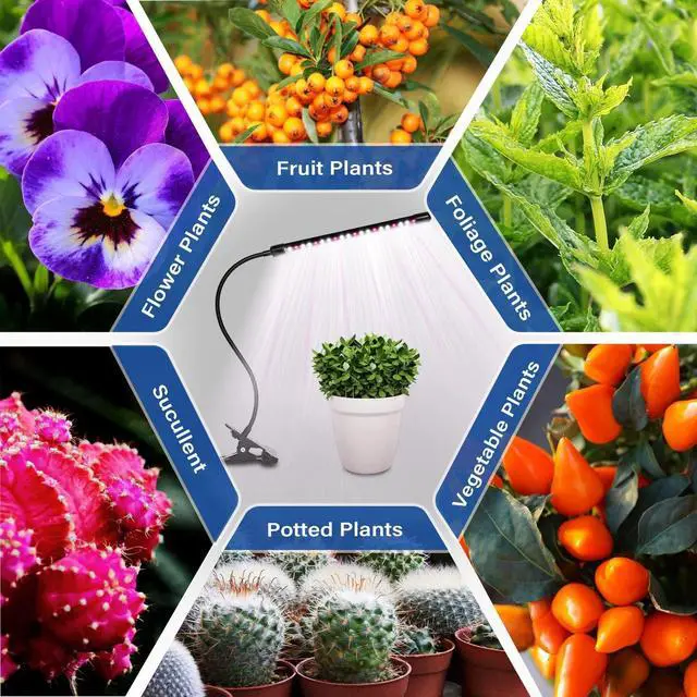 Alt view image 5 of 6 - LED Grow Light with Full Spectrum for Indoor Plants 3 Auto Timing 1 Tubes White