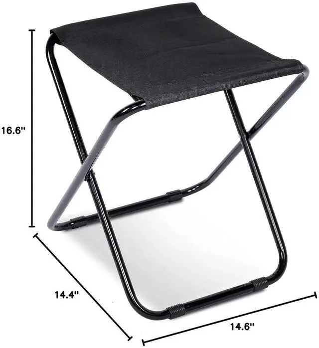 Alt view image 6 of 7 - Folding Camping Stool Portable Lightweight for Outdoor Backpacking Fishing