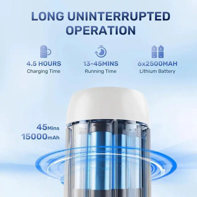 Alt view image 6 of 7 - Stick Cordless Vacuum Cleaner Electric Rechargeable Suction for Pet Hair Floor