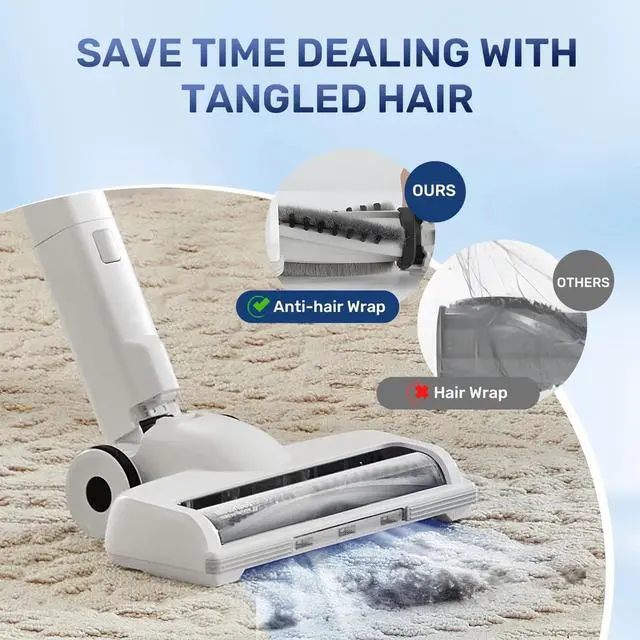 Alt view image 4 of 7 - Stick Cordless Vacuum Cleaner Electric Rechargeable Suction for Pet Hair Floor
