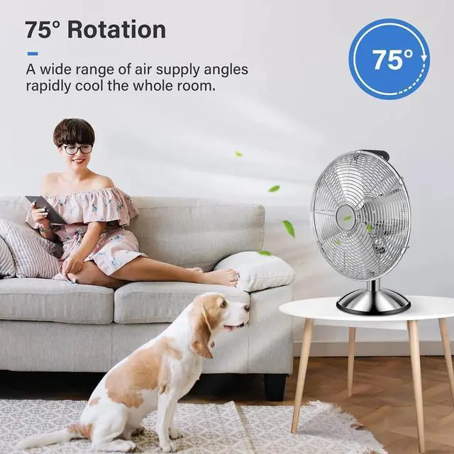 Alt view image 5 of 7 - 12 Inch Stand Fan Low Noise High Velocity For Industrial Commercial Residential