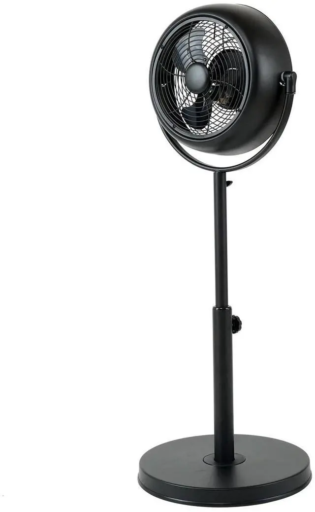 Main image of Industrial Retro Pedestal Stand Fan Adjustable Height for Industrial Residential
