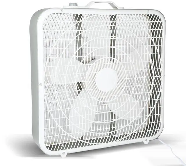 Main image of 20 Box Fan 3-Speed Cooling Table Fan with Aerodynamic Shaped Fan Blades