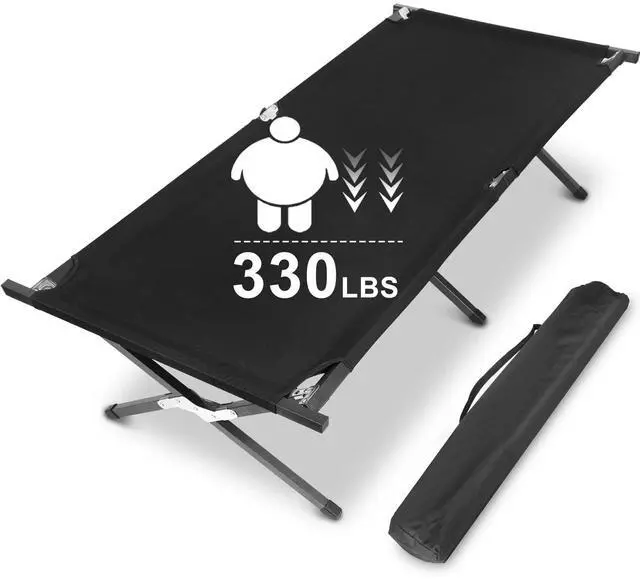Main image of Folding Camping Cot with Storage Bag Portable and Lightweight Sleeping Bed